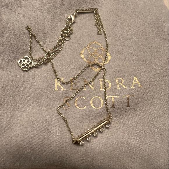 Kendra Scott Anissa Necklace, Gold Plated - Picture 4 of 5